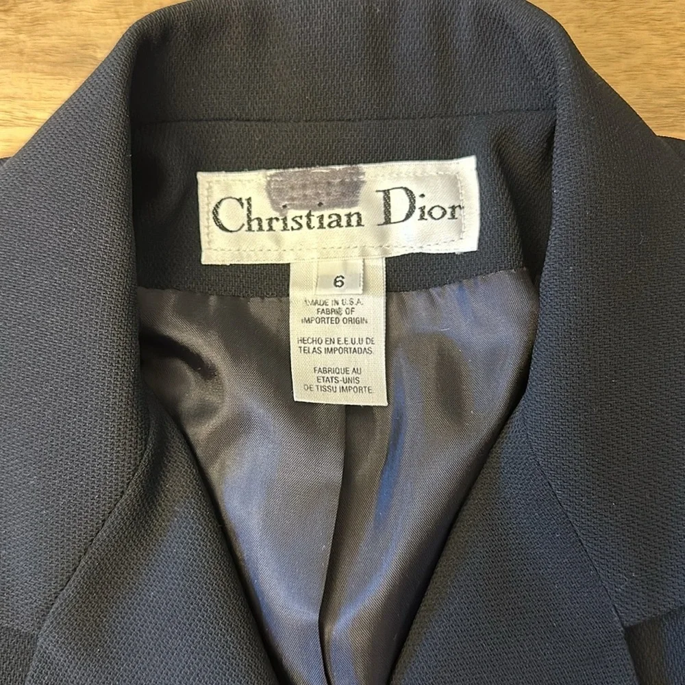 CHRISTIAN DIOR classic blazer jacket